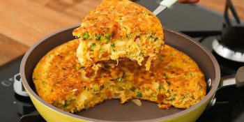 omelete de legumes sem lactose