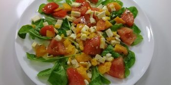 salada agridoce para Páscoa