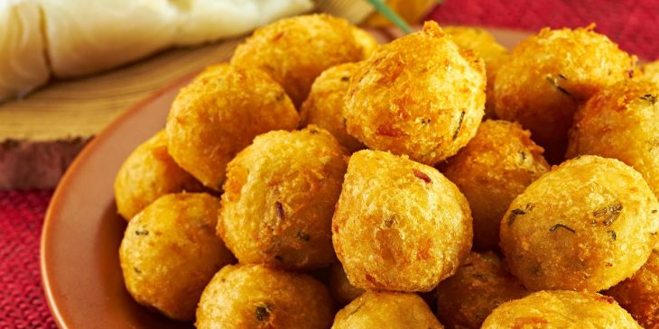 bolinho de bacalhau fake