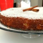 bolo de maçã com cobertura de açúcar de confeiteiro @dayflaubert