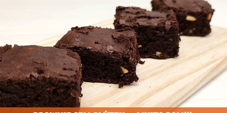 Receita de brownie sem glúten muito fácil igual ao tradicional