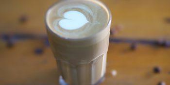 café com espuma