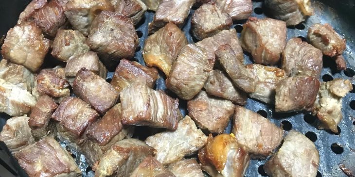 carne de sol na airfryer @cozinhandoacomedia