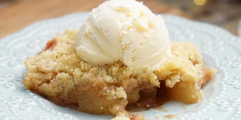 crumble de maçã