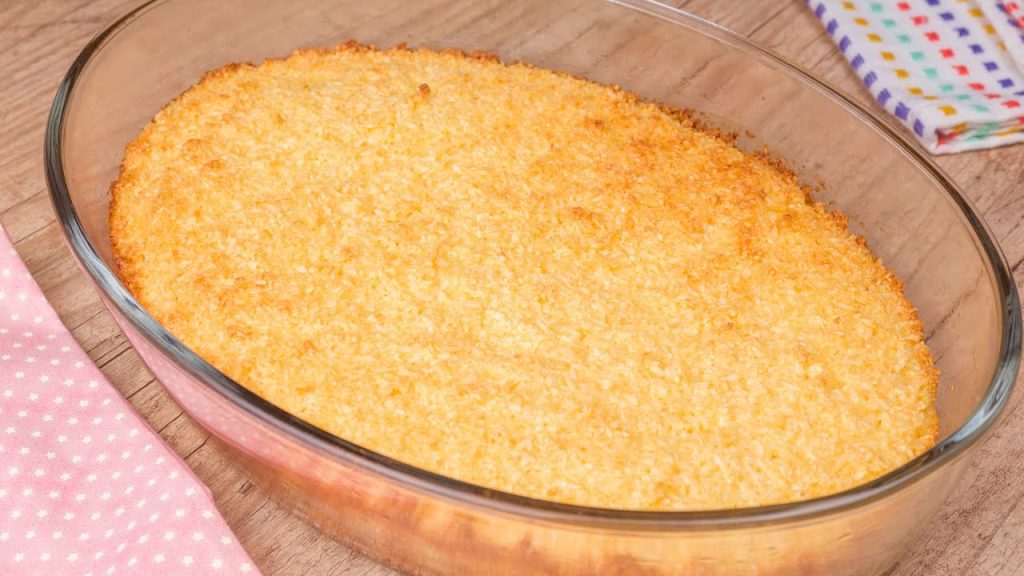 Sobremesa gostosa é a queijadinha de travessa muito fácil @cookenjoy
