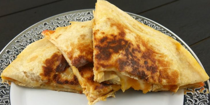 Receita de quesadillas de frango fácil, rápida e sem erros @verbtoeat