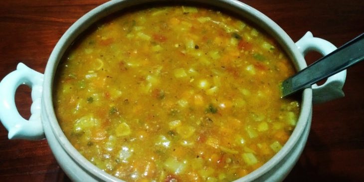 Receita de sopa de carne moída muito rápida e simples @receitaddamaria