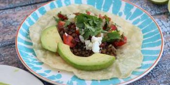 Tacos de lentilha