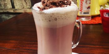 Cappuccino de morango