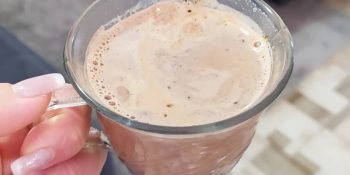 Cappuccino de menta