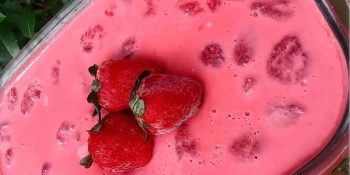 Gelado de morango