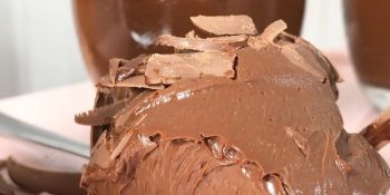 Mousse de chocolate sem glúten