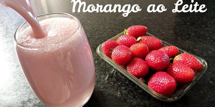 Receita de vitamina de morango muito cremosa e fácil @receitassemblablabla