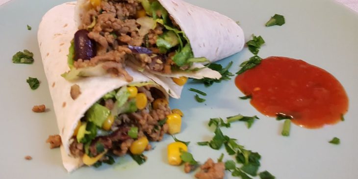 Receita de wrap de carne moída bem mexicano e apimentado @cozinhandocomcriatividade