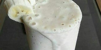 Vitamina de banana com aveia
