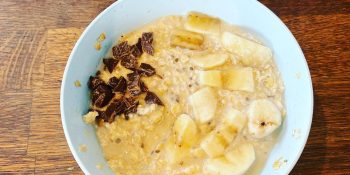 Overnight oats com banana