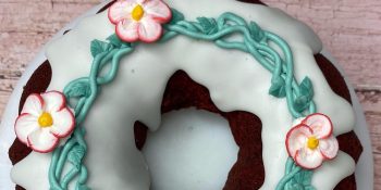 Glacê para bolo de Dia das Mães