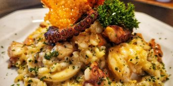 Risoto de frutos do mar