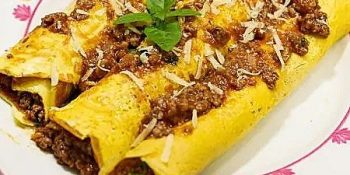 Panqueca fit de carne