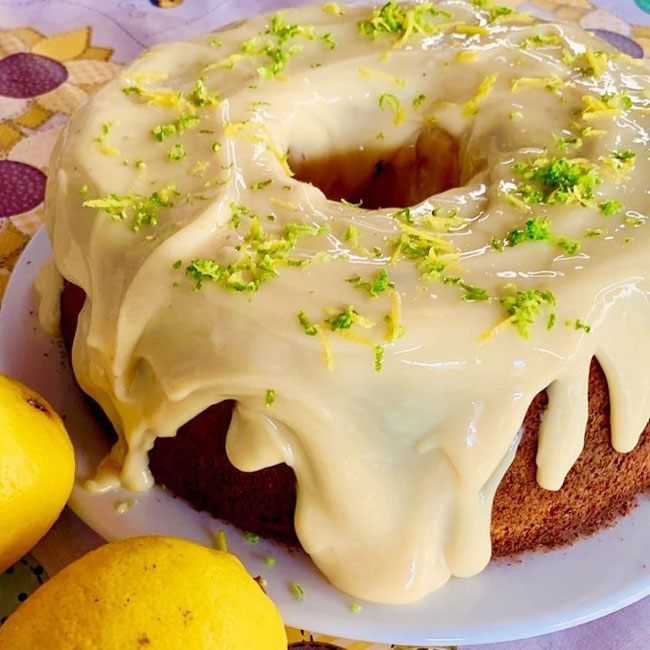 Bolo de limão da Ana Maria Braga COM BRIGADEIRO @pinterest