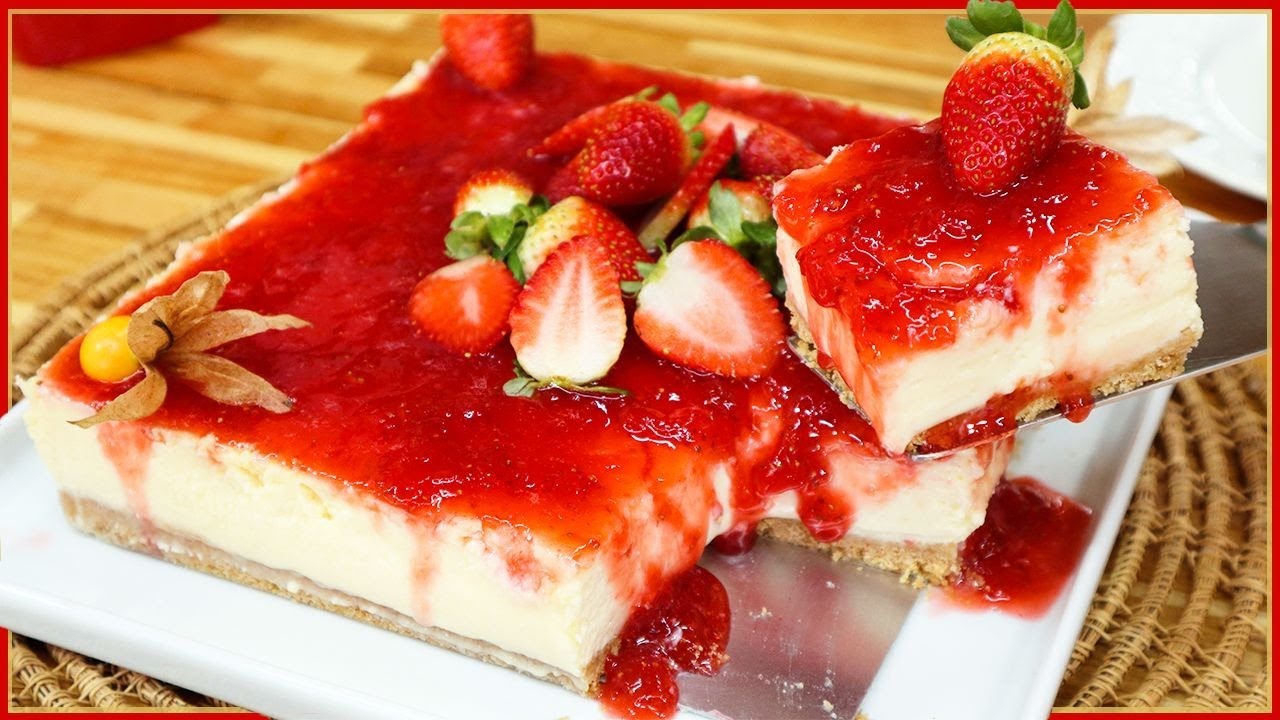 Cheesecake de Dia das Mães morango @receitasdepai