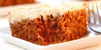 bolo de cenoura americano