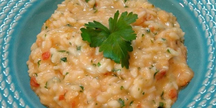 Risoto de camarão para dia das mães pra impressionar ela pelo sabor