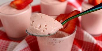 Sobremesa com morango