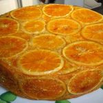 bolo com casca de fruta