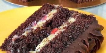 bolo de chocolate para Dia dos Namorados