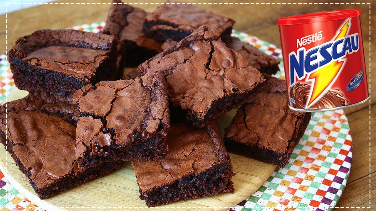 brownie com nescau @receitasdopai