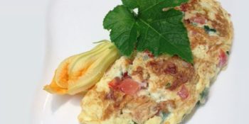 omelete de carne seca