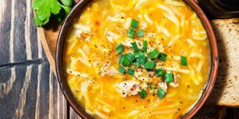 sopa de mandioquinha com frango