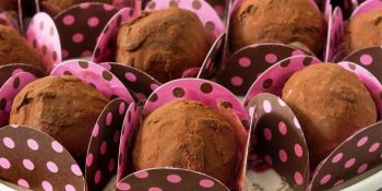 Trufa de chocolate com 2 ingredientes