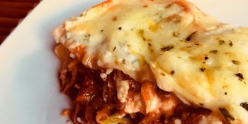 Lasanha de carne de sol