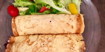 Panqueca fit de frango
