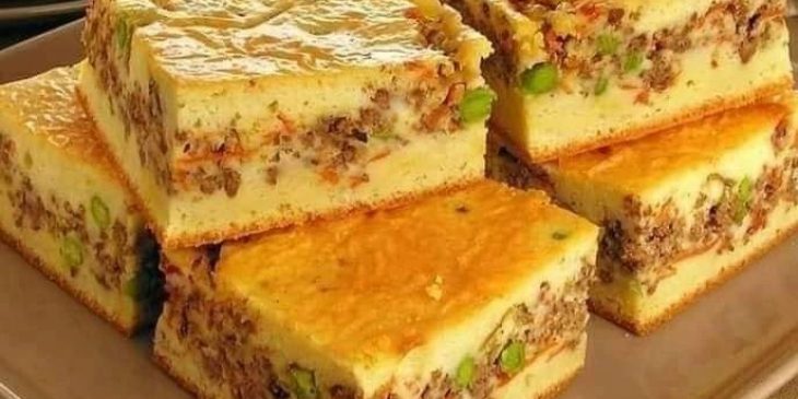 torta de carne moída de liquidificador cremosa fofinha