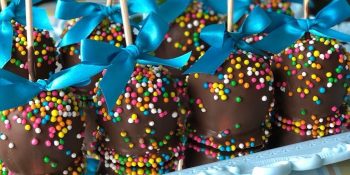 Maçã de chocolate