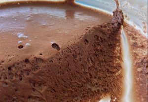 Mousse de Dia dos Namorados com chocolate