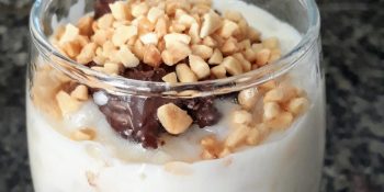 Canjica com Ferrero Rocher
