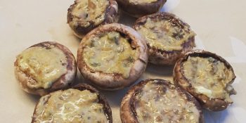 Cogumelo Paris com gorgonzola