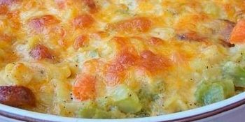 Panaché de legumes gratinado