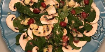 Salada de cogumelos Paris