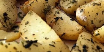 Batata na brasa