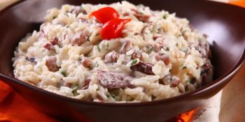 Receita de arroz cremoso de Dia dos Namorados simples demais