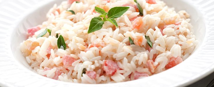 Arroz cremoso de Dia dos Namorados romântico cremoso risoto