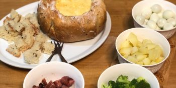 Fondue no pão