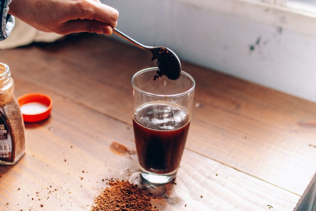 bebida alcoólica com café