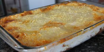 Lasanha de carne moída