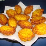 bolinho de milho com bacon